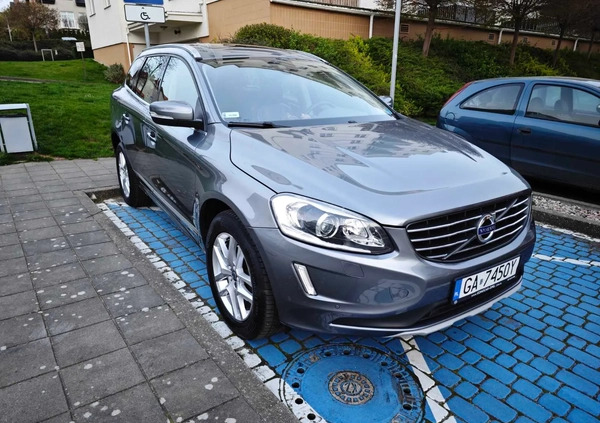 Volvo XC 60 cena 75030 przebieg: 160000, rok produkcji 2016 z Gdynia małe 79